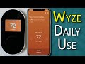 Wyze Thermostat - Using The Dial and Phone App