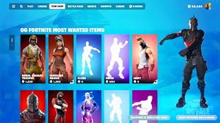 OG Fortnite Chapter 1 Most Wanted Items!