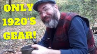 How to Camp Historically, 1920's Gear and Camp-cooking a great fall dessert over fire!