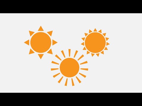 How to create the sun in Illustrator