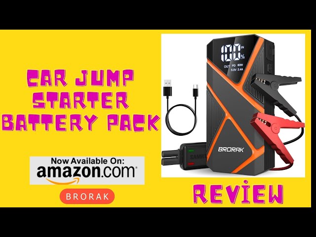 BRORAK Car Jump Starter Battery Pack, 1500A Jump Box for Car Battery Jump  Starter, 12V Portable Jump Starter (Up to 7.0L Gas & 4.0L Diesel) Jump Pack