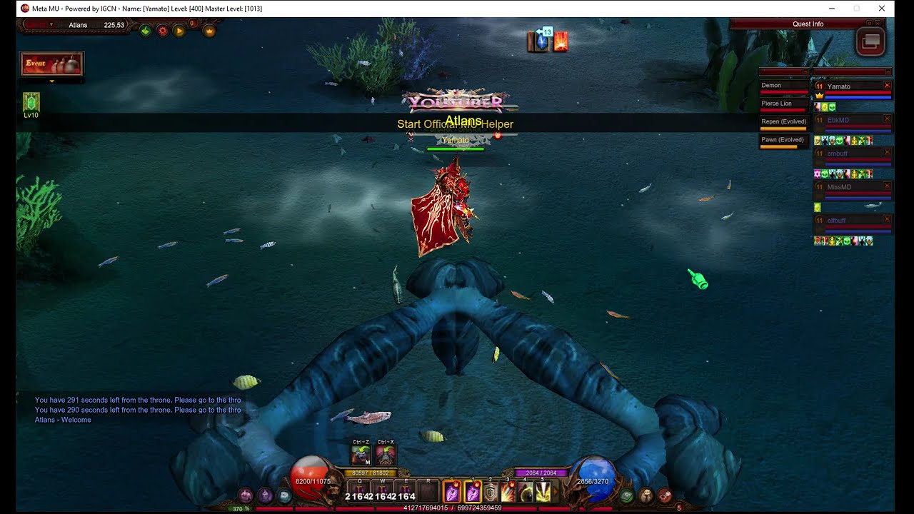 Meta MU Online - Throne Conquest 25.02.2025 - Guild "SHARK"