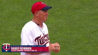 Ceremonial pitch by Alerus CEO Randy Newman | June 2018