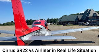 Which Is Faster Door To Door? Cirrus Sr22 Or An Airliner? 