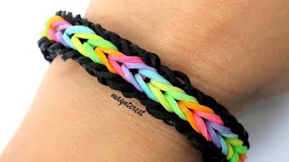 PULSERA de GOMITAS Single cross fishtail (con tenedores) | BRACELET