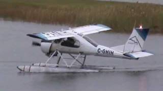 PZL-104 Wilga On Floats Taxiing and Landing CSU3