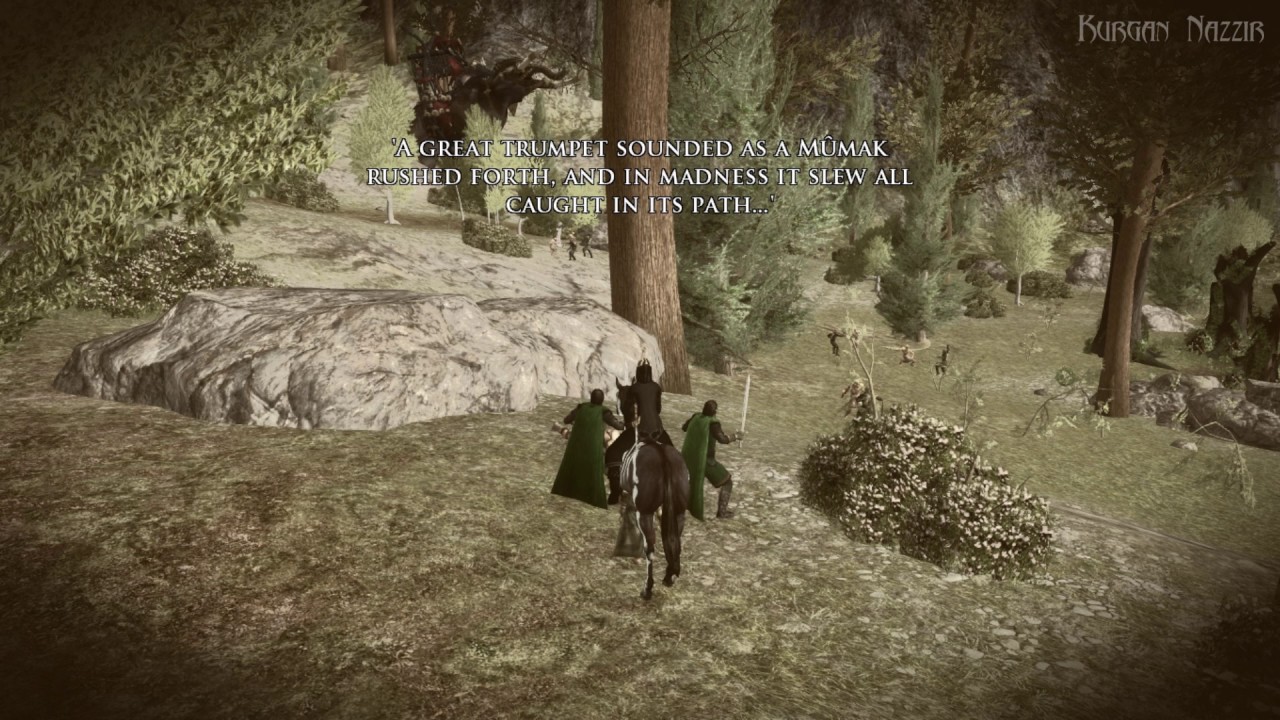 LOTRO - Halflings and Oliphaunts gone wild - YouTube