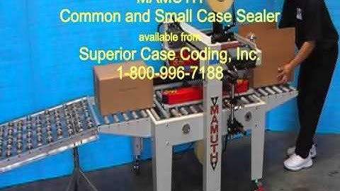 MAMUTH Common and Small Case Sealer Video