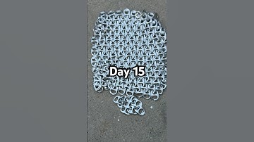 Day 15 of adding soda tabs until I have a full chain mail armor suit
