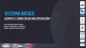 Software contable ContaPyme -  Ejemplo 1 Crear una operación