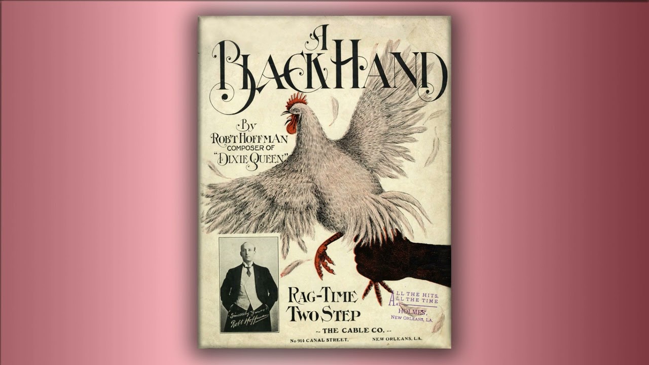 A Black Hand - Robert Hoffman - RagTime - Midi - Piano - 1908