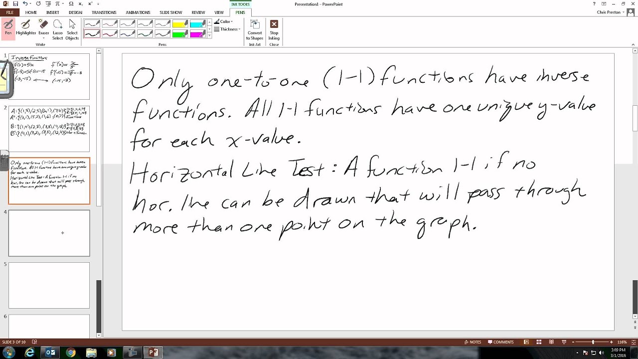 Inverse Functions - YouTube