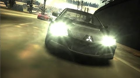 MITSUBISHI Evolution VIII vs LAMBORGHINI Gallardo - Speedtrap North Bay -Need for Speed™ Most Wanted