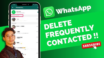 How To Delete WhatsApp Frequently Contacted !