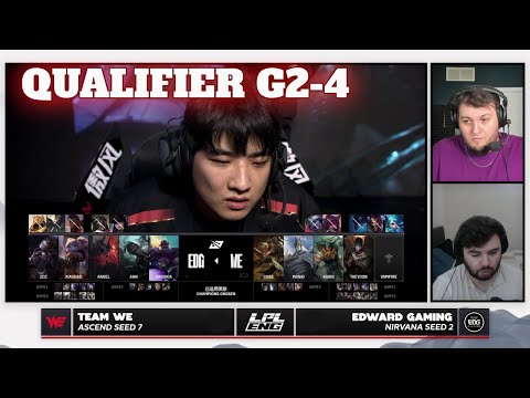 WE vs EDG - Game 4 | Qualifier S15 LPL Summer Playoffs 2025 | Team WE vs Edward Gaming G4 full