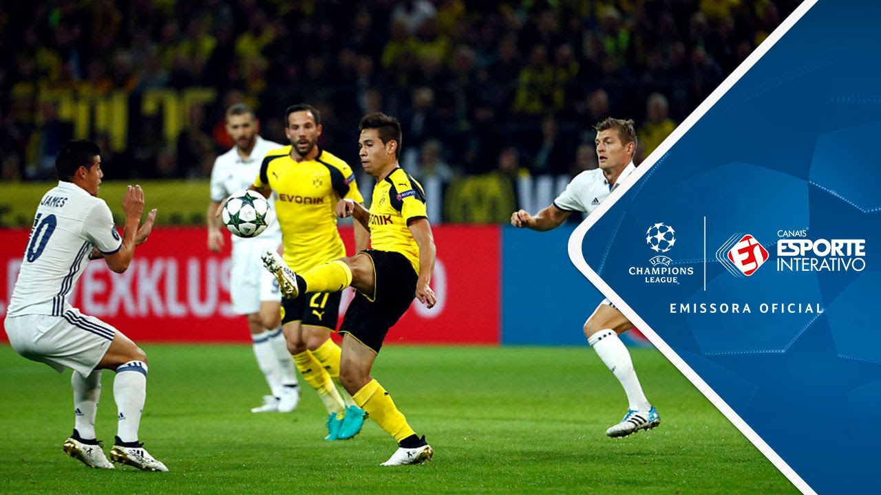 Melhores Momentos – Borussia Dortmund 2 x 2 Real Madrid – Champions League (27/09/2016)