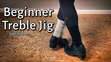 BEGINNER HARD SHOE TREBLE JIG: Tyler Teaches STEP 2 〡 Learn Irish Dance Tricks & Steps
