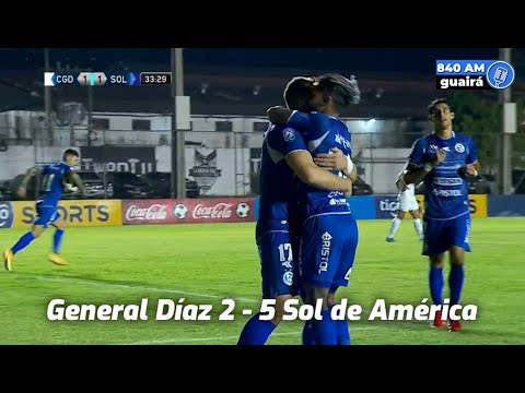 Compacto del partido General Díaz 2-5 Sol de América por el Torneo Clausura 2020