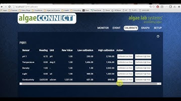 Vid 3: AlgaeConnect  Calibrations