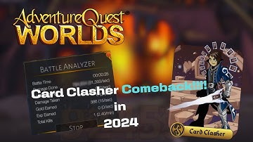AQW : CardClasher Comeback! 700k!!! | The Winter Season