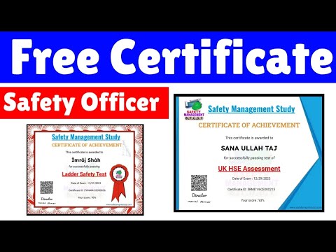 Safety Officer Test Free Certificate Free Safety officer online test Safety Officer Test Free Certificate Free Safety officer online test