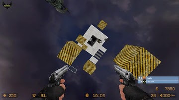 ZOMBIE ESCAPE MOD ON COUNTER-STRIKE: SOURCE, MAP: ZE_sky_athletic, Level 2, CSS