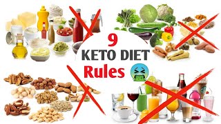 9 keto diet rules you need to know now ...