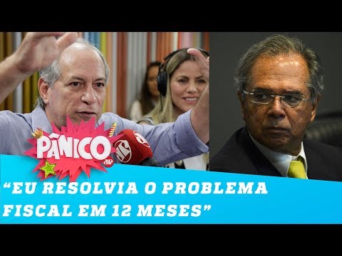 Ciro Gomes sobre política econômica: 'Paulo Guedes é ruim'
