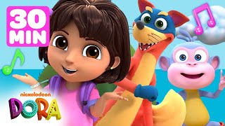 Dora's Dance Party! w/ Swiper 👯‍♂️ 30 Minute Dance Compilation | Dora & Friends