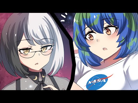 Earth-Chan Meets Moon-Chan