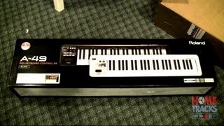 Roland A49 USB MIDI Keyboard Unboxing Studio One Install Review