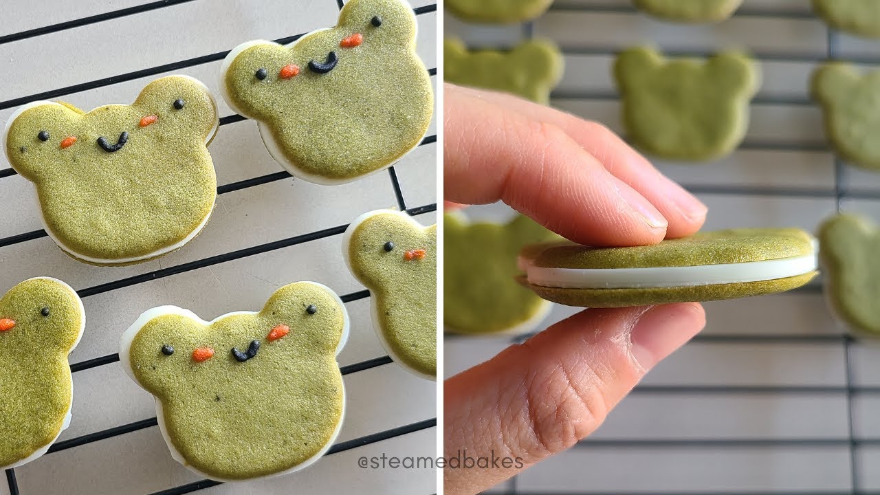 Baking Matcha Shiroi Koibito Cookies