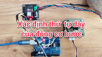 Xác định thứ tự dây của động cơ bước 2 pha