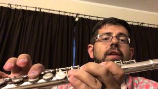 Flute Introduction 5 - Notes E-flat and F