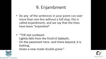 Locating Techniques and Annotating your poem