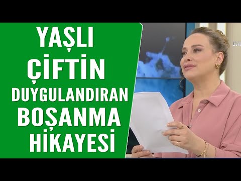 Yaşlı çiftin duygulandıran boşanma hikayesi!