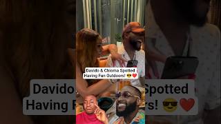 Davido  Chioma Spotted Having Fun Outdoors 