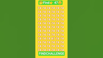 Find 47 #quiz #brainmasti #maths #iqtest #puzzle #iq #yt #the #iqtes #shorts