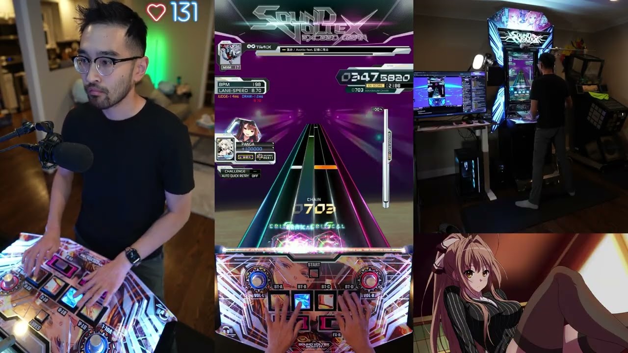 【SDVX EG コナステ】落赤 [MXM] PUC (Hand Shot)