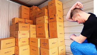 BOXES hidden in back of STORAGE UNIT & it only SOLD for $490!