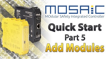 REER Mosaic Safety Controller: Quick Start Part 5 (Adding Modules) from AutomationDirect