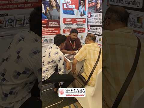 S-VYASA at The Career Journey Education Expo 2025 in Thrissur, Kerala, on May 8th #thrissur #svyasa