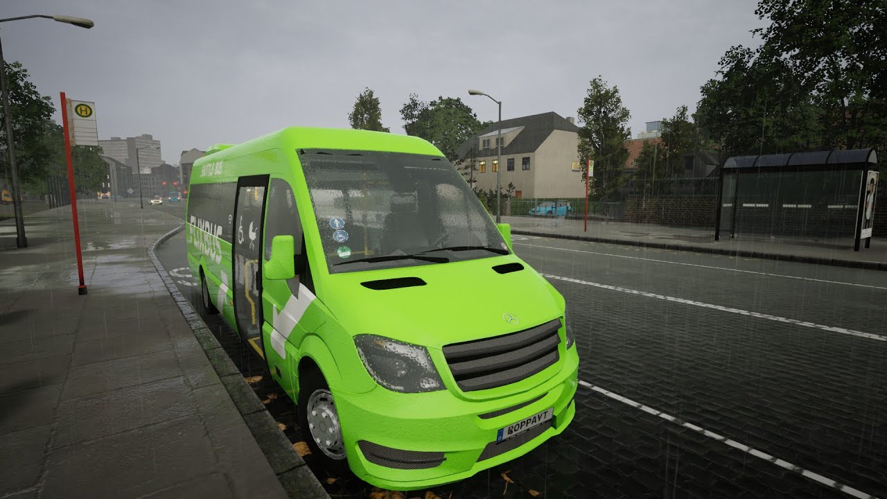 Bielefeld - Steinhude | *Rainy Drive* | Mercedes Sprinter *W906* | Fernbus Coach Sim