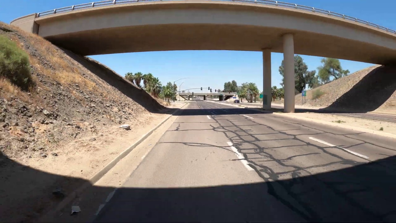 I8 Underpass to Castle Dome Drive & Famous Footwear, Yuma, Arizona, 6 June 2020, GX031488 YouTube