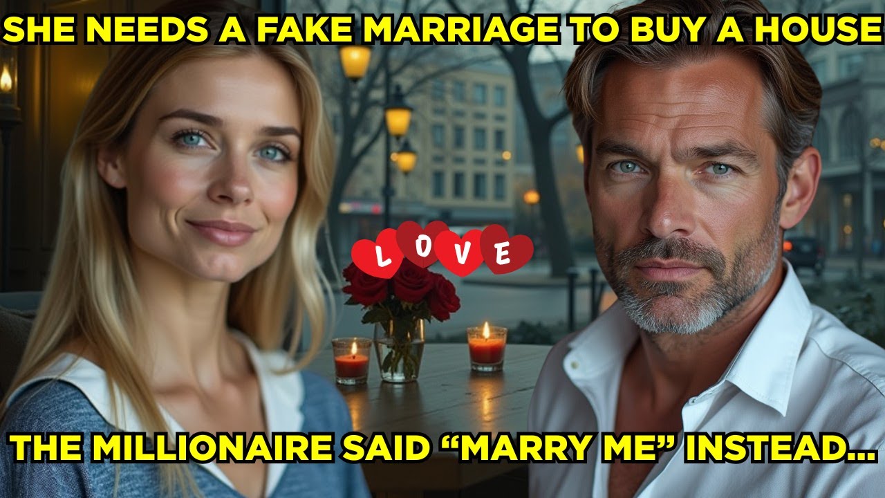 She Needs A Fake Marriage To Buy a House - The MILLIONAIRE Said “Marry