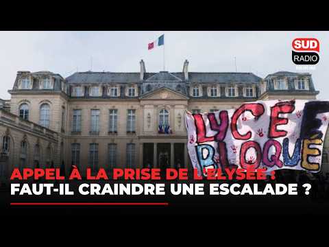 Blocus lyc"C'est dans l'ADN de l'extrême gauche de bordéliser"