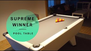 Supreme Winner Slate Pool Table - Everything you need to know - league & world championship tables