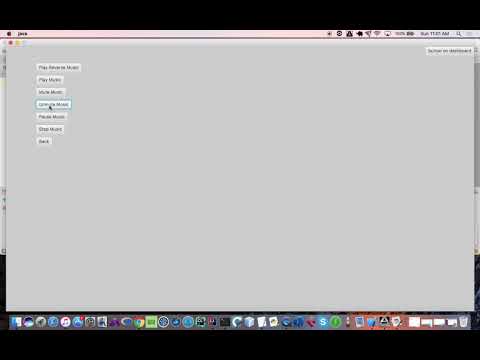game music demo JAVA code
