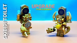 lego skibidi toilet | assemble titan clockman upgrade | skibidi toilet multiverse