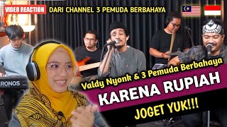 Download lagu 🇮🇩 Reaction Karena Rupiah Covered By Valdy Nyonk Ft 3 Pemuda Berbahaya | Maaf Sa mp3
